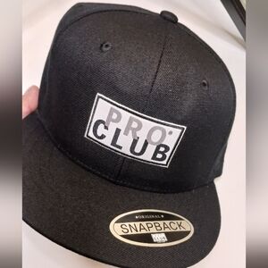 Pro Club Black Snapback Hat